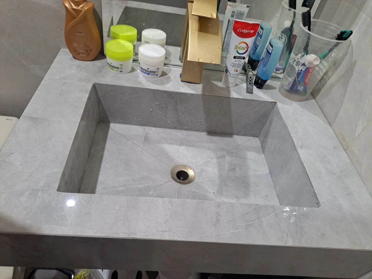 Pia porcelanato sob medida lindíssima - Foto 3