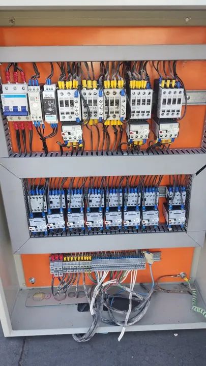 Painel Elétrico Industrial (c/ Estrela triângulo + 9 contatores) - Foto 3