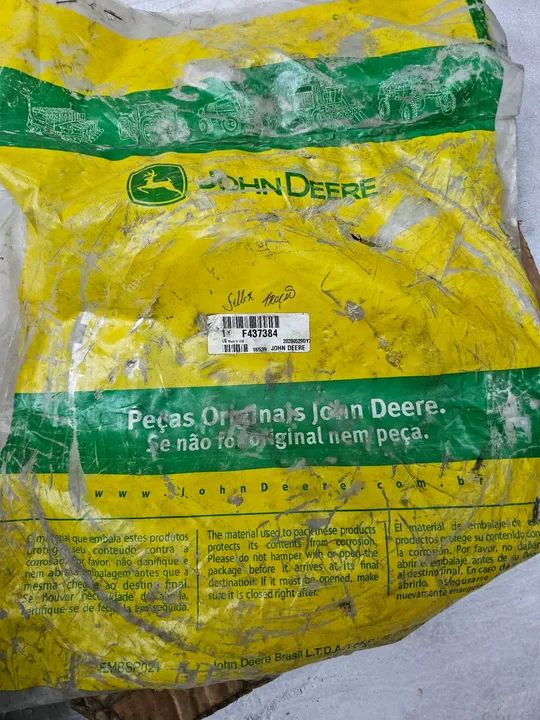 Forwarder harvester John deere porca aço nova original  F437384 - Foto 5