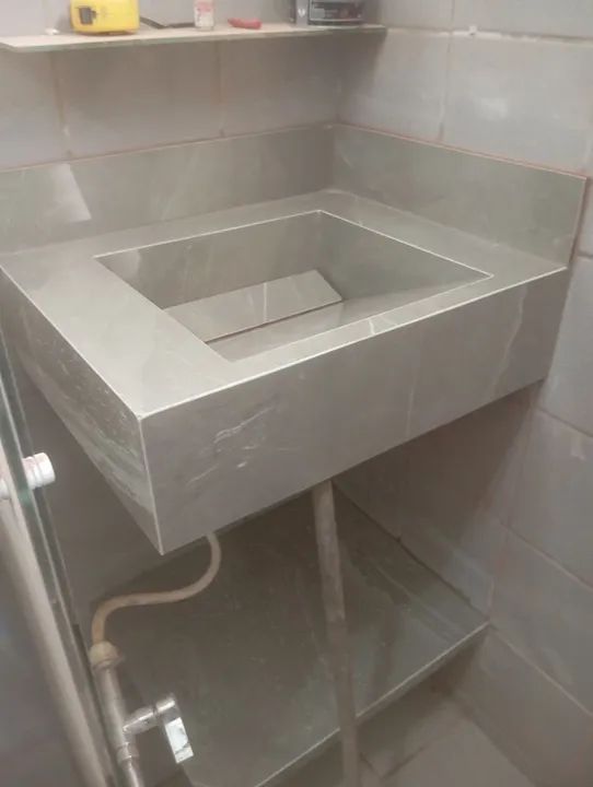 Pia Escupida De Porcelanato ?