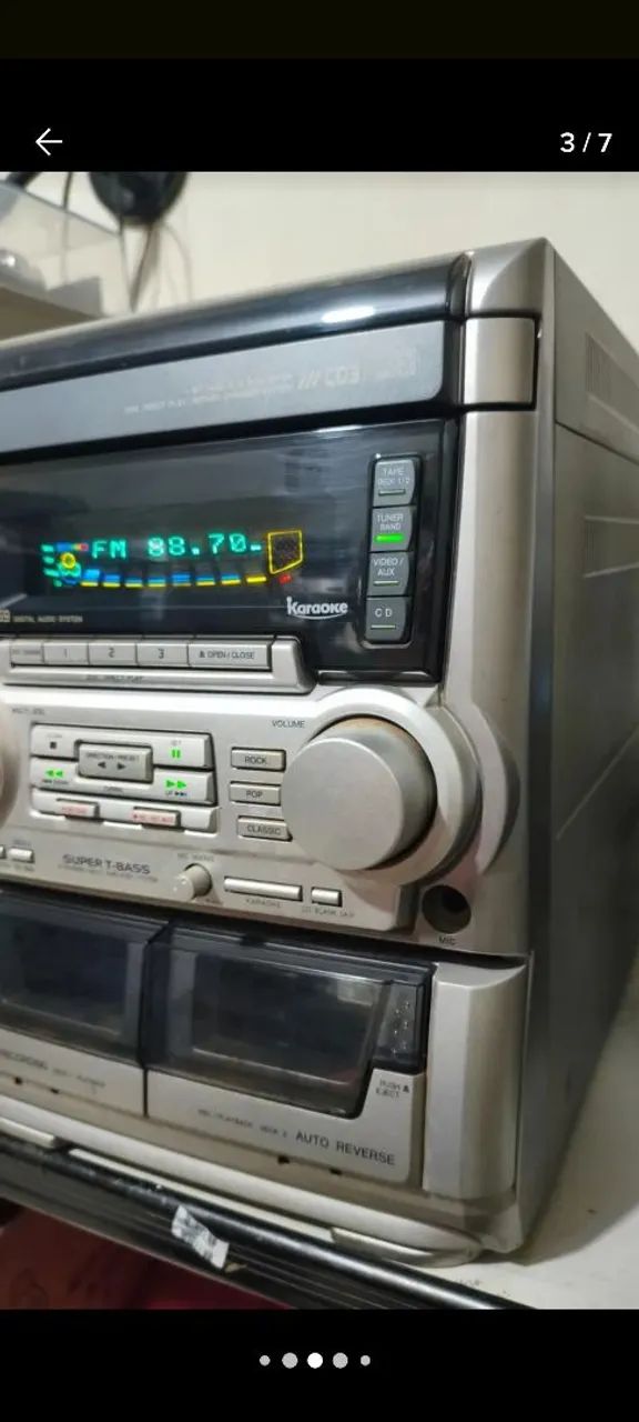 Som Aiwa NSX-S559 - funcionando leia descrição  - Foto 3