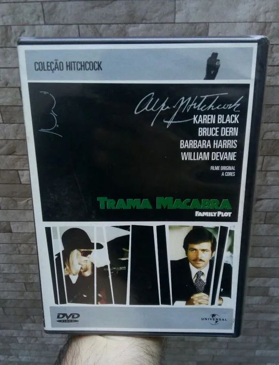 DVD - Trama Macabra - Coleção Hitchcock - Novo e  Lacrado 