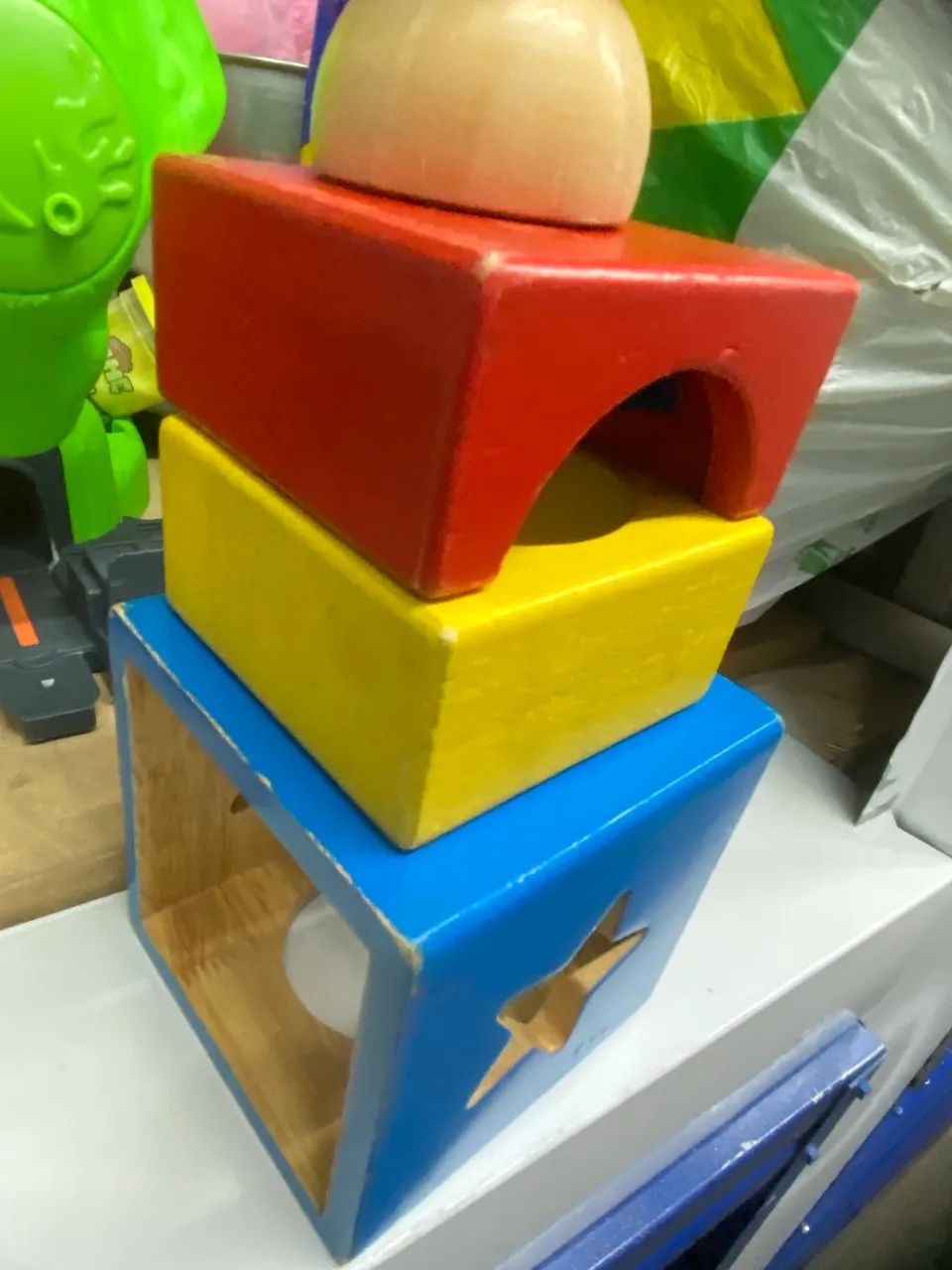 Brinquedo de madeira coelho jogos inteligentes - Foto 3