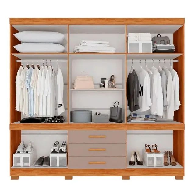 Guarda Roupa 10 Portas 3 Gavetas Novo entregamos - Foto 2