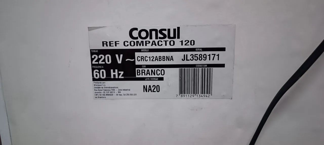 Frigobar Cônsul Compacto 120 - Branco - 220w - Foto 4