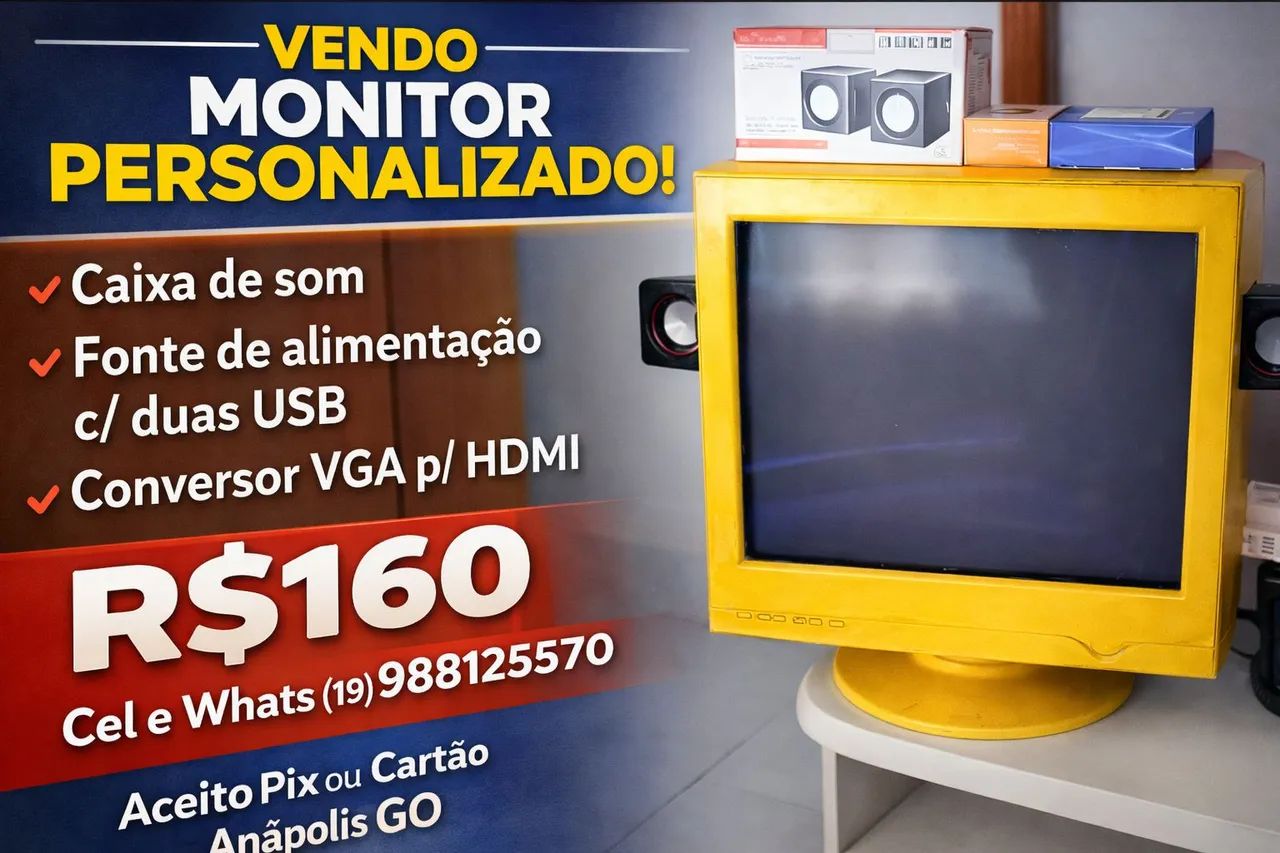 Monitor personalizado & Acessórios 