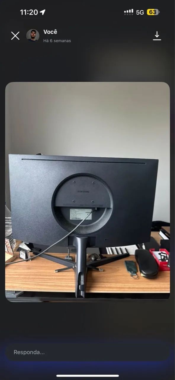 Monitor Curvo 27 polegadas 240hz - Foto 2