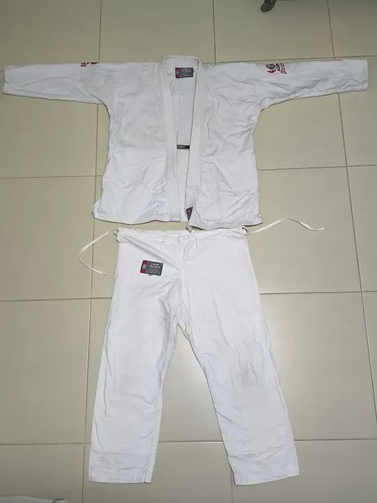 Kimono de jiu-jitsu Atama - A4 - Novo - Branco - Foto 2
