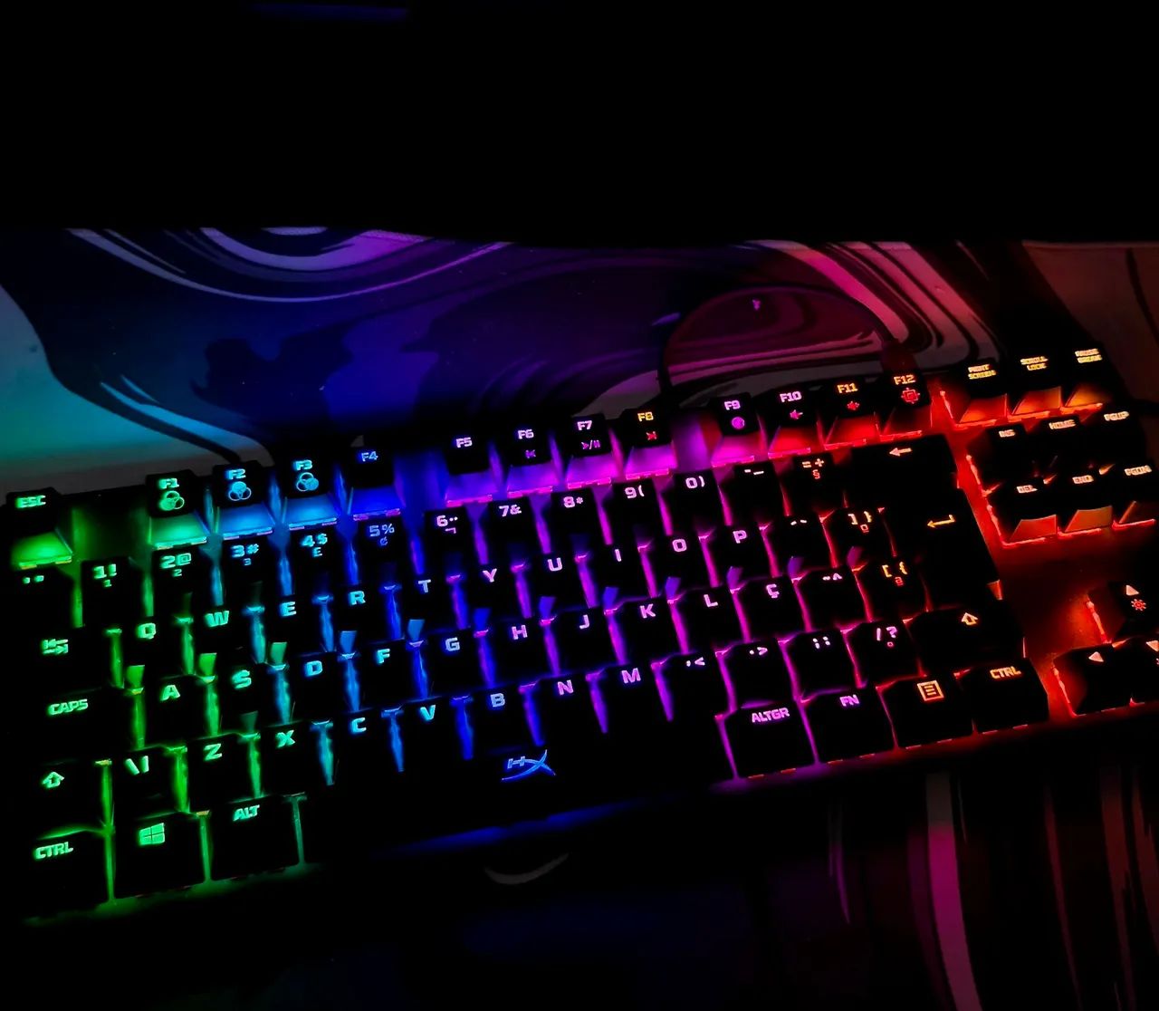 Teclado HyperX Alloy Origins + Kit Keycaps Razer - Foto 5