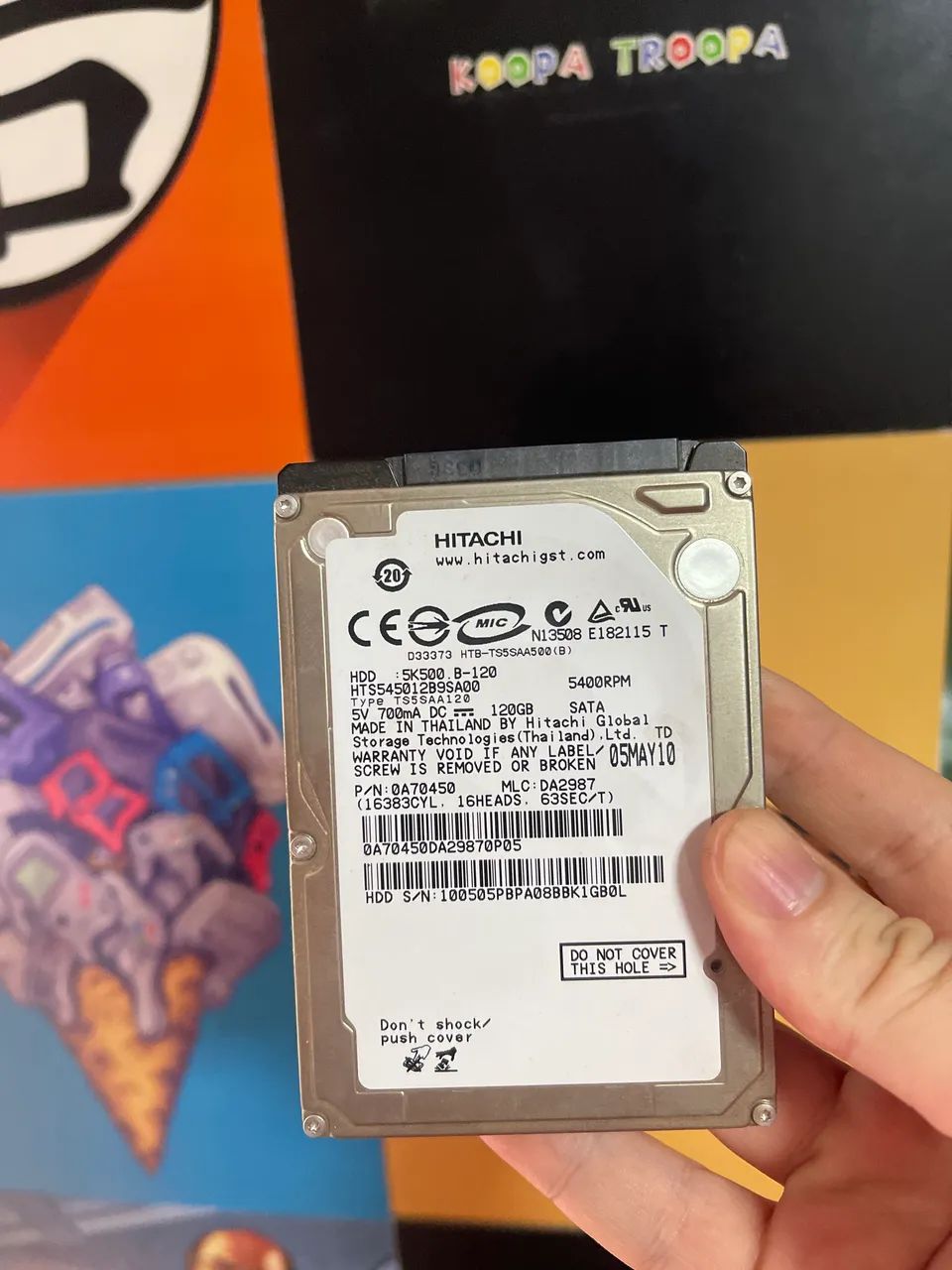 Hd externo 120 gigas