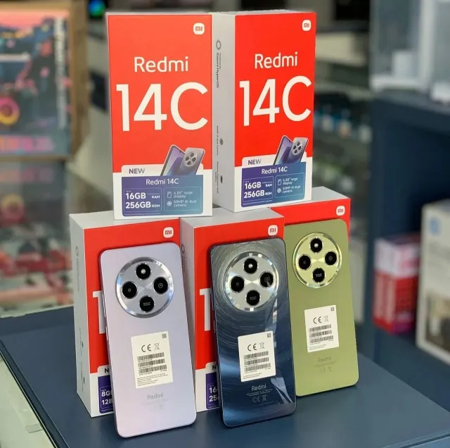 Redmi 14c Otimo Custo Beneficio 256Gb /16GB Ram Novo Fone Pelicula Capa + Entrega Gratis