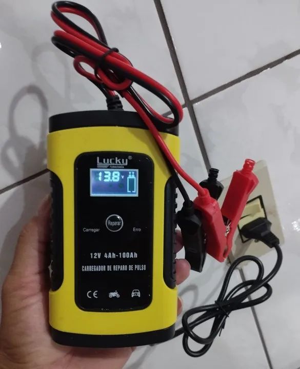 Carregador de bateria de pulso 12V 5Ah-100Ah - Lucky