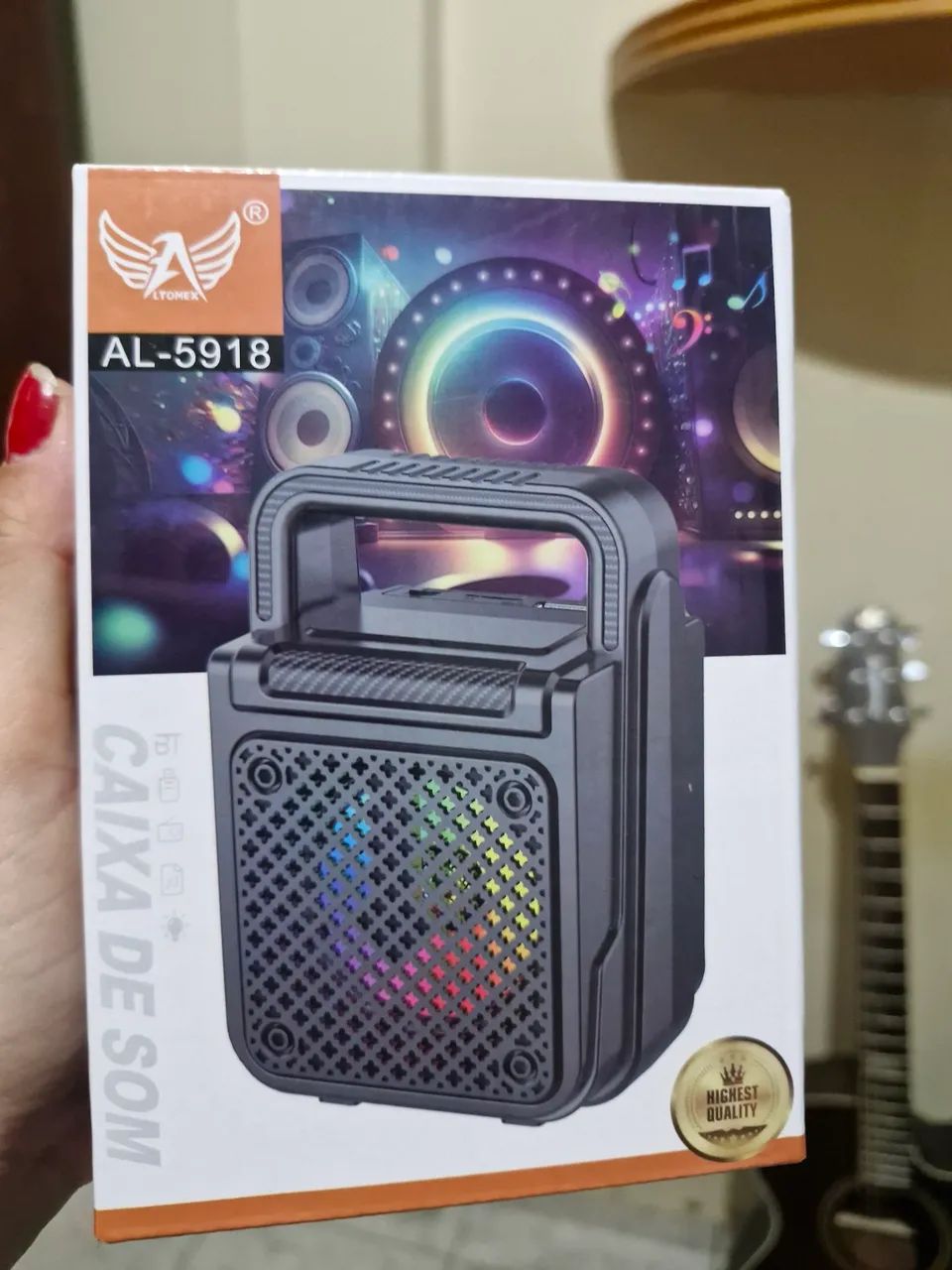 Caixa De Som 8w Bluetooth Altomex - Foto 3