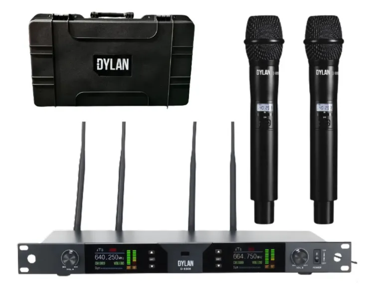 Sistema de Microfone Sem Fio Dylan Profissional