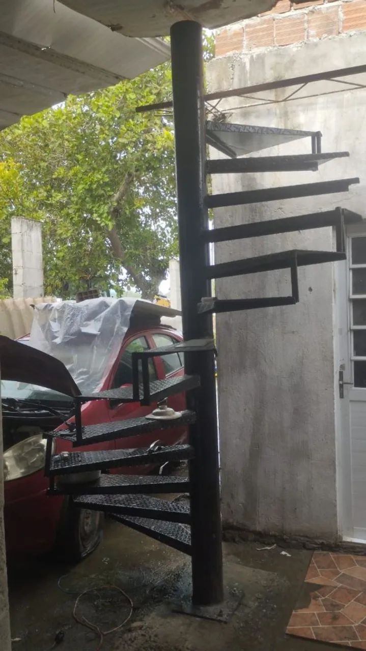 Escada Caracol em Ferro