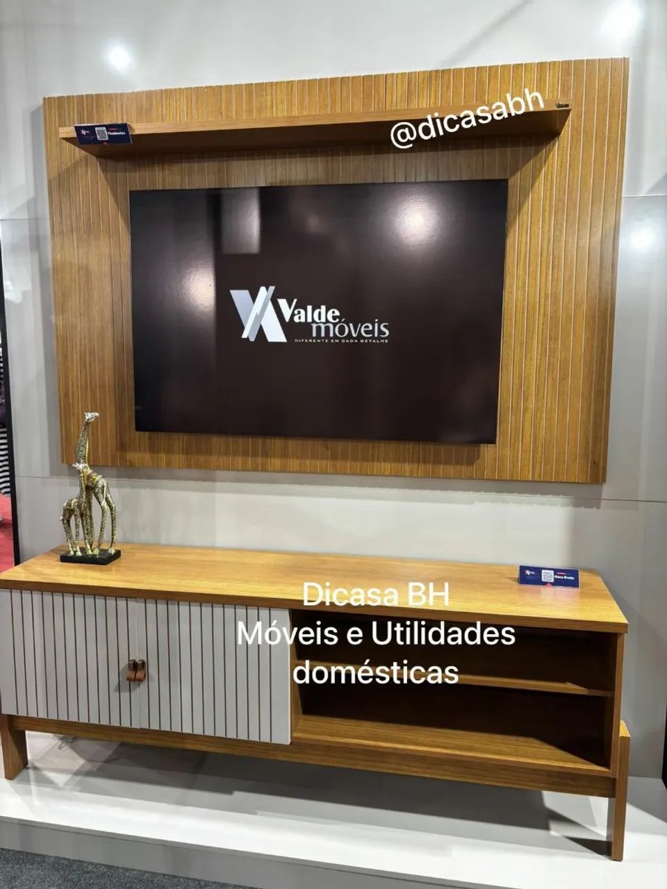 Rack e Painel de TV Amadeirado - Foto 3