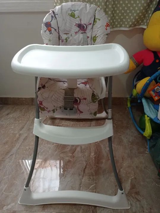 Cadeira de Alimentação Bebê -  Branca - Foto 3