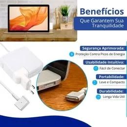 Fonte de macbook 85w    (Honestidade e Qualidade Distribuidora JK Eletrônicos)  - Foto 3