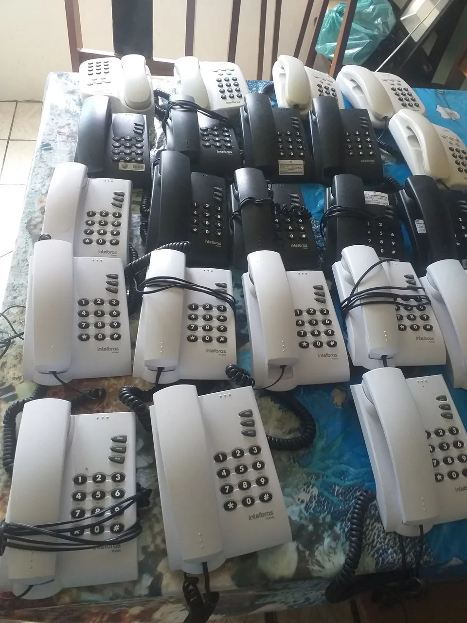 Telefones fixos Intelbras - Lote com diversos modelos