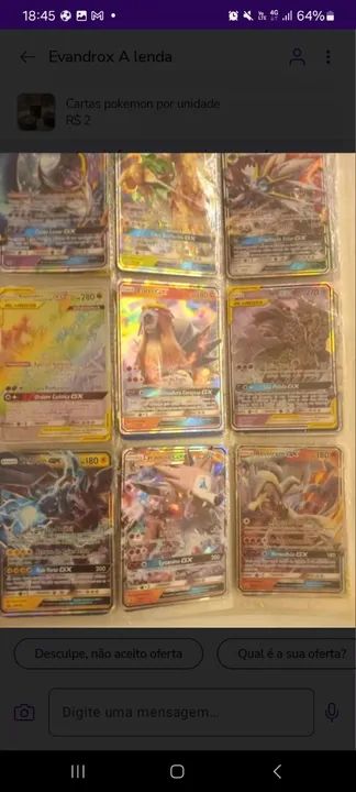 Cartas Pokémon ex,gx, V e allies - Foto 5