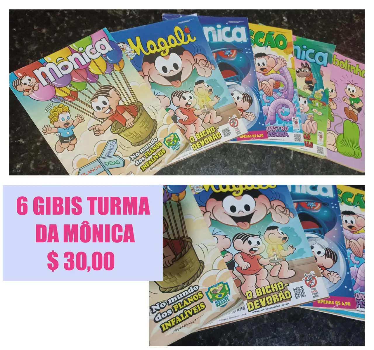 6 Gibis Turma da Mônica