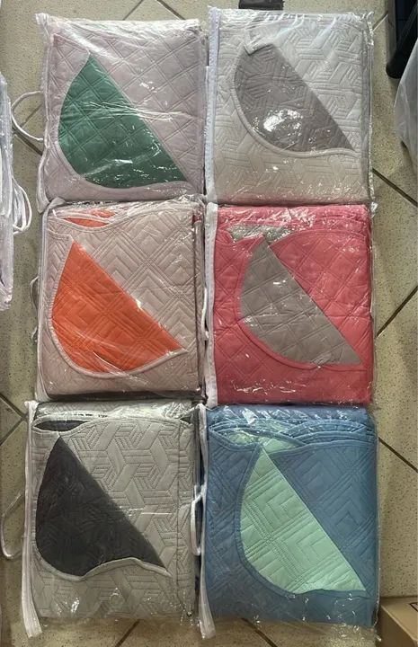 Colcha casal 3 peças dupla face R$109,99 - Foto 3