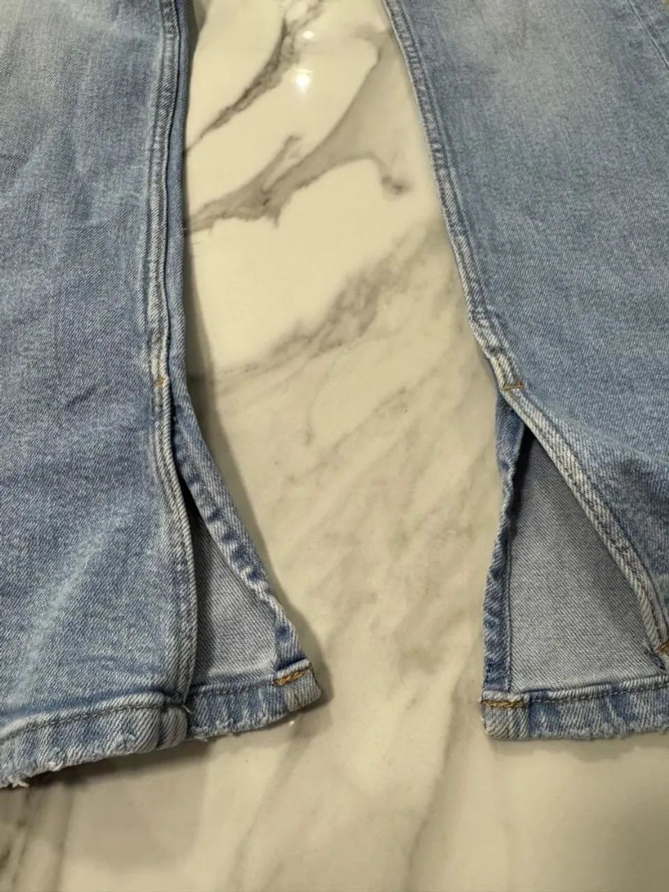 Calça Jeans Flare Azul Claro juvenil Zara! - Foto 2