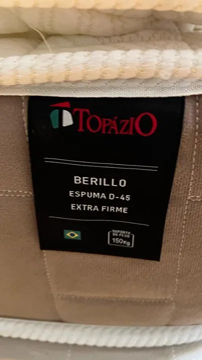 COLCHAO CASAL BERILO D45 TOPÁZIO  - Foto 3