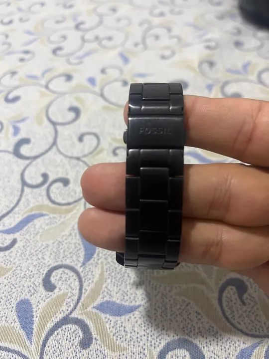 Smartwatch Fossil Masculino original impecável em estado de novo  - Foto 2