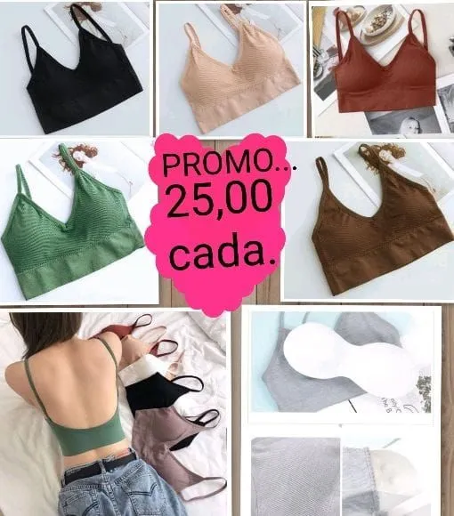 Top com Bojo removível - Promoção Imperdível!