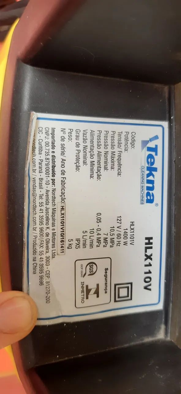 Lavadora Tekna HLX 110v - Foto 3