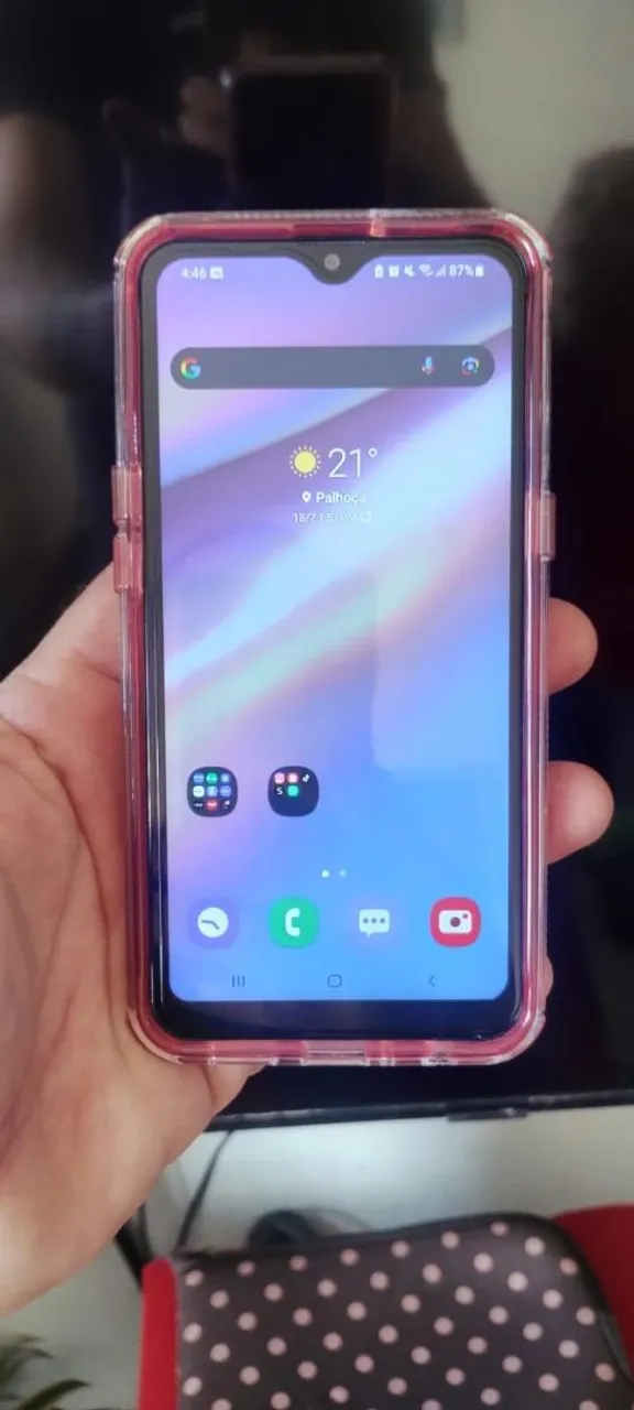 Smartphone Samsung em ótimo estado