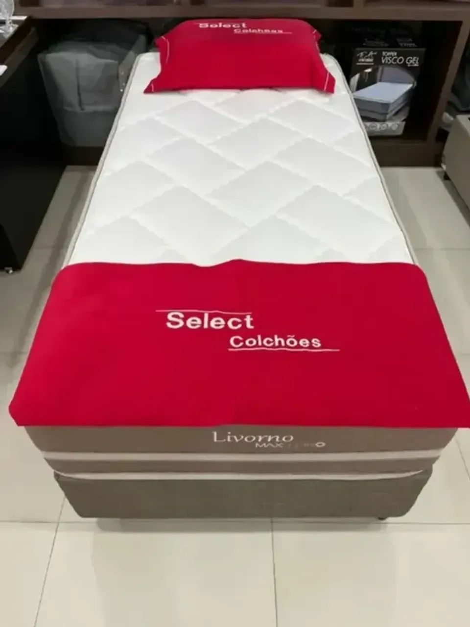 Colchão Herval Livorno Solteiro Americano 108x198x27 - Select Colchões