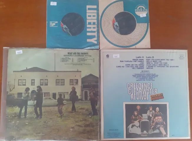 Creedence - lote com 02 Lp's & 02 Compacto - discos de vinil - Foto 2