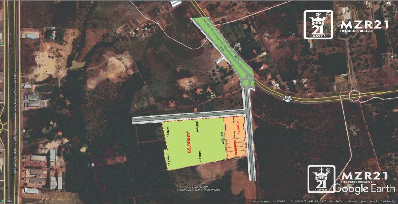 Lote Comercial - Saída para Aparecida do Rio Negro TO 020 - LO23