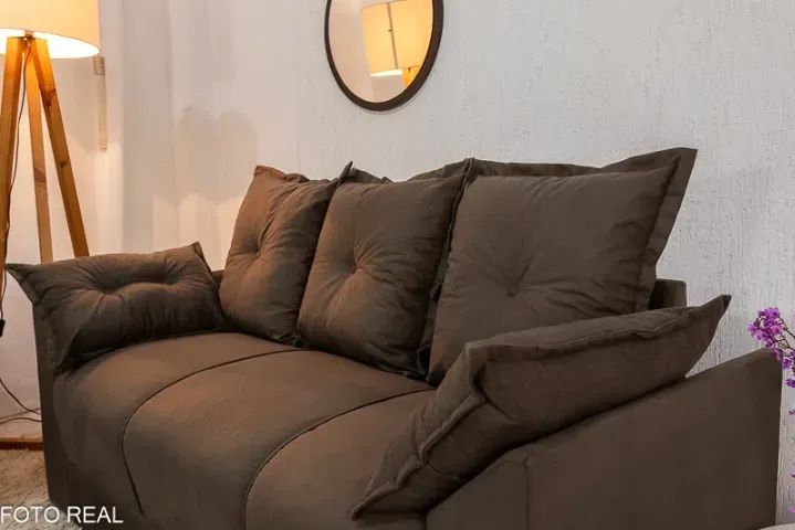 Sofá 3 e 2 lugares Vinil