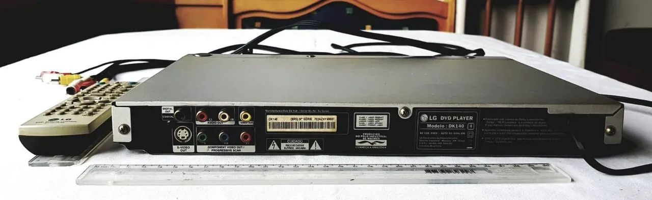 Aparelho Dvd - Marca Lg (Modelo Dk 140) - Funcionando - Com Controle Remoto - Foto 6