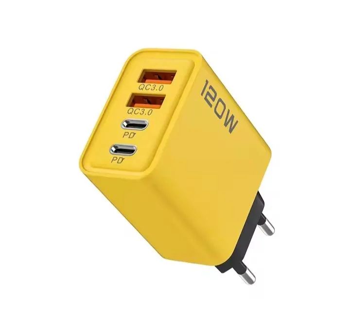 Carregador Turbo Rápido Usb-c com 4 portas Iphone e Android Rápido e seguro Entrega Rapida - Foto 3