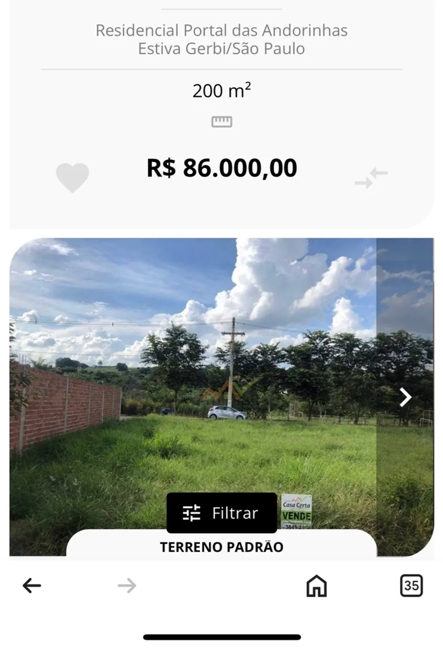 Terreno Portal das Andorinhas