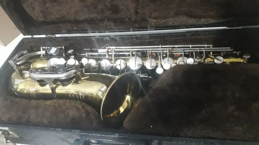 sax alto parisian ambassador  made in france  aceito  troca por sax tenor - Foto 3
