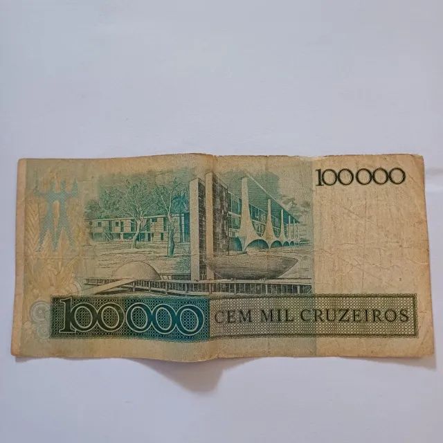 Nota Cem Mil Cruzeiros - Foto 2