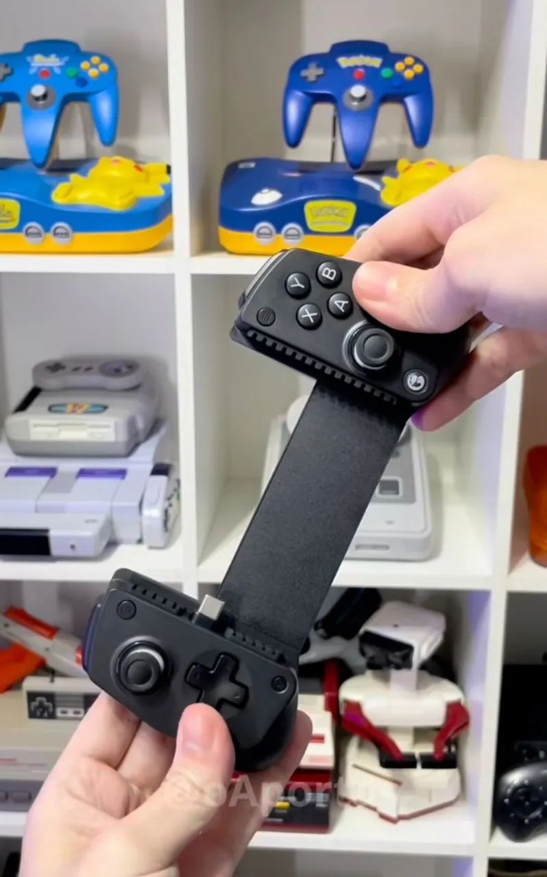 Controle Gamesir X5 Lite Android Iphone 15/16 Tablets 8 Polegadas Preto64315483638145122