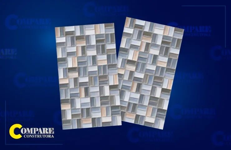 Piso Grace Cores HD 34X60 Relevo Brilhante - Foto 3