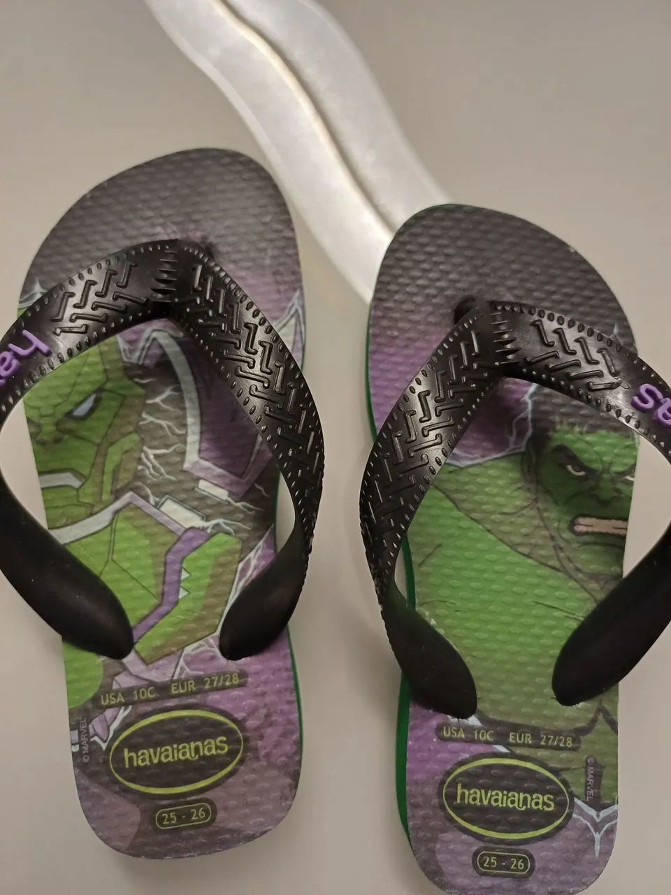 Havaianas Hulk - Tamanho 25/26