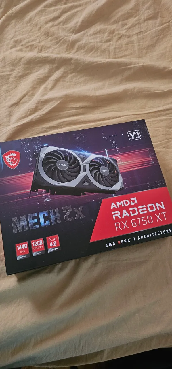 Placa de Vídeo MSI Radeon RX 6750 XT