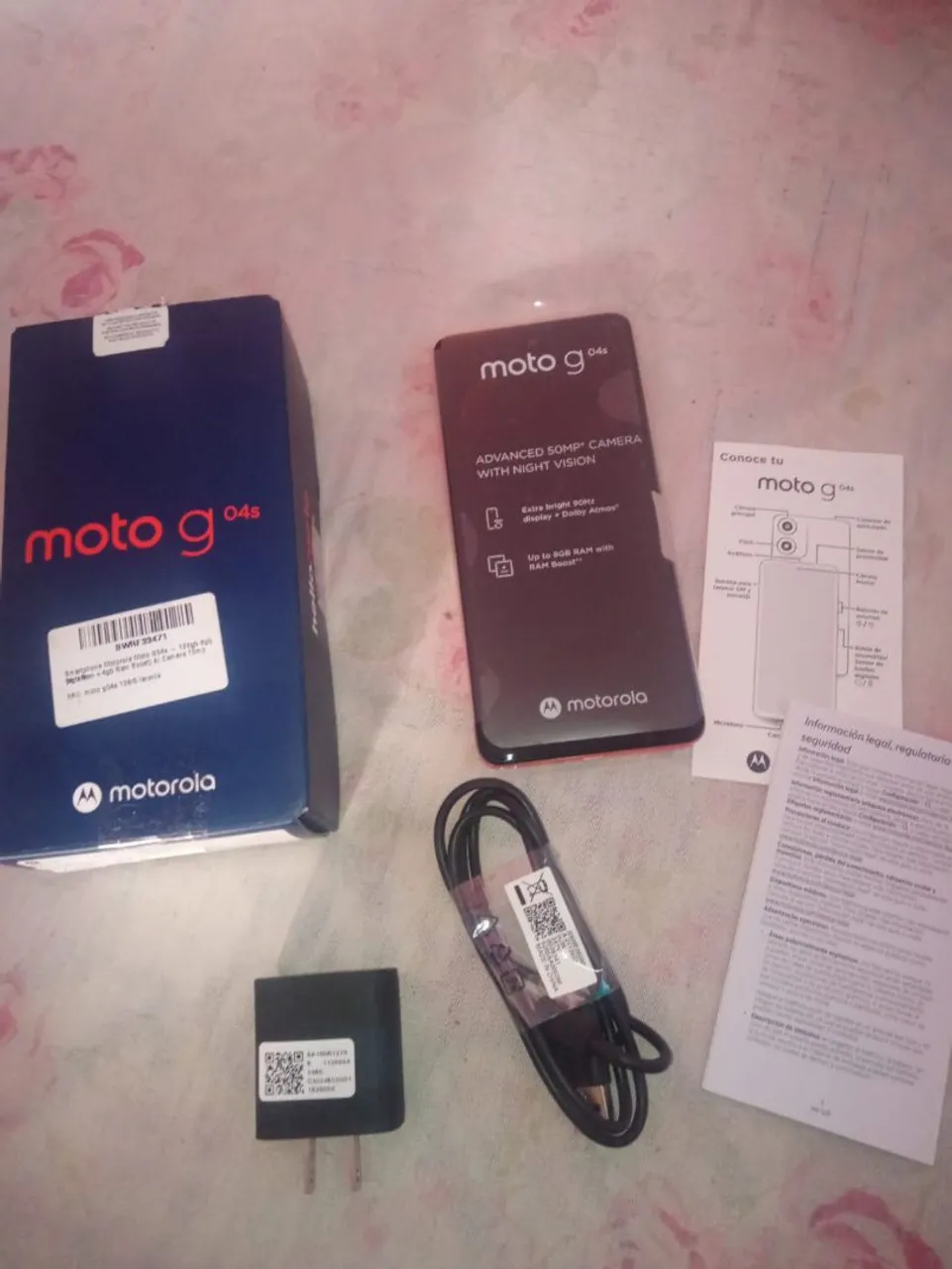 MOTO G04S COMPLETO NA CAIXA
