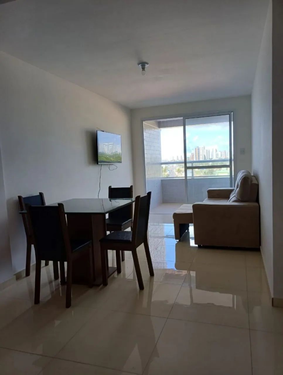 Apartamento 2/4 vista para o mar