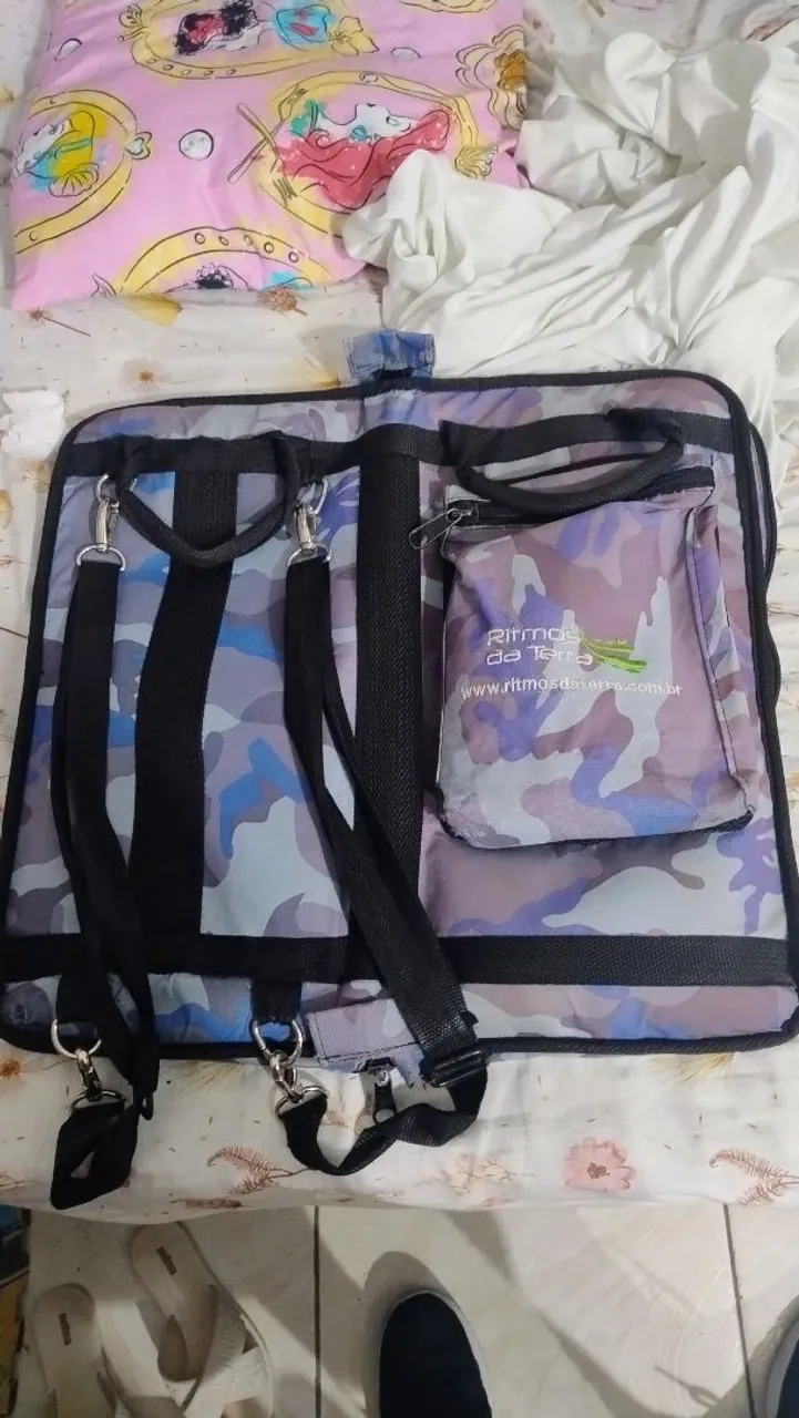 Ba de mochila pra baquetas da kass Ritmos da Terra