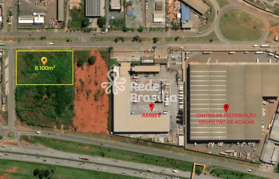 Terreno para Alugar no SCIA - Quadra 13, Conjunto 1 - Zona Industrial (Guará), Brasília/DF