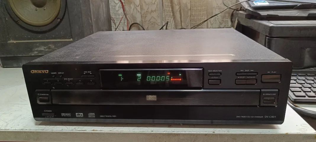 Cd/dvd Player Onkyo dv-c501 P Modular Ótimo Estado Funcionando
